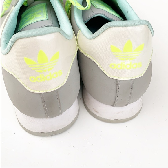 Adidas Samoa Sneakers Tennis Shoes Grey Mint - Picture 6 of 7